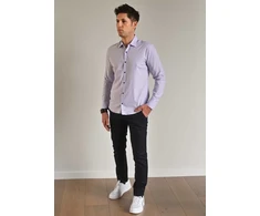 Semco Marškiniai Vyrams Lilac 2.5XL-40603 6690
