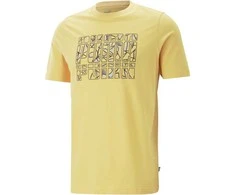 Puma Marškinėliai Vyrams Graphics Summer Tee Geltona 674482 40