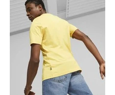 Puma Marškinėliai Vyrams Graphics Summer Tee Geltona 674482 40