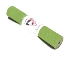 Aerobinis kilimėlis Sportbay® ECO Fit Deluxe (Spalva: Žalia/pilka)