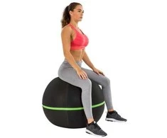 Apvalkalas gimnastikos kamuoliui TUNTURI 65-75cm (Diametras: 75 cm)