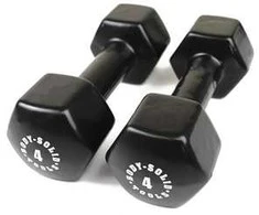 Body Solid Viniliniai hanteliai 4kg BODYSOLID Vinyl Dumbbells