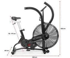 Dviratis treniruoklis GYMSTICK AIR BIKE PRO