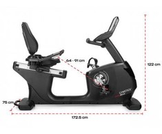 Dviratis treniruoklis GYMSTICK RECUMBENT BIKE PRO 20.0