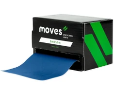Elastinė juosta be latekso MOVES band 5,5 m (Spalva: Mėlyna)