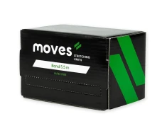 Elastinė juosta be latekso MOVES band 5,5 m (Spalva: Žalia)