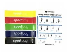 Elastinė juosta Sportbay® mini (Spalva: Juoda)
