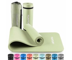 Fitneso kilimėlis Tunturi Fitnessmat NBR 15 mm, mėtų spalvos