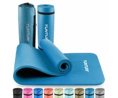 Fitneso kilimėlis Tunturi Fitnessmat NBR 15 mm, mėlynos spalvos