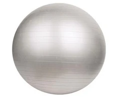 Gimnastikos kamuolys SPORTBAY® 65 cm (Spalva: Pilka)