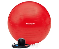 Gimnastikos kamuolys Tunturi Gymball 55 cm, Raudona, Anti Burst