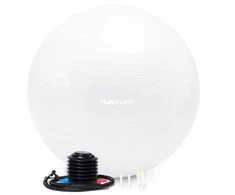 Gimnastikos kamuolys Tunturi Gymball 65–75 cm, Off-baltas, Anti Burst (Diametras: 75 cm)