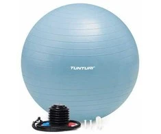 Gimnastikos kamuolys Tunturi Gymball 65–75 cm, Light Mėlyna, Anti Burst (Diametras: 65 cm)