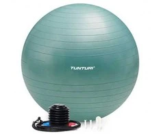 Gimnastikos kamuolys Tunturi Gymball 65–90 cm, Petrol, Anti Burst (Diametras: 65 cm)