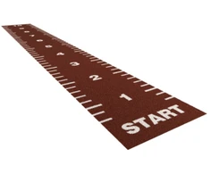 Grindų danga su dirbtine žole Trackz Essential Range 10 × 1,33 m (Spalva: Plytų)