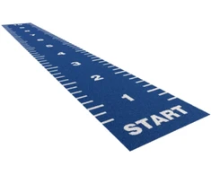 Grindų danga su dirbtine žole Trackz Essential Range 10 × 2 m (Spalva: Mėlyna)