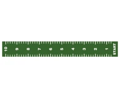 Grindų danga su dirbtine žole Trackz Essential Range 10 × 2 m (Spalva: Žalia)