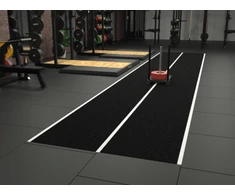 Grindų danga su dirbtine žole Trackz Uni Sprint 30 × 2 m (Spalva: Juoda)