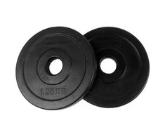 Gumuoti svamenys TUNTURI 0,5-20kg (Svoris: 2 x 1.25 kg)