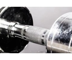 Svarmuo / hantelis GYMSTICK Pro Chrome Dumbbell (0,5–10 kg) (Svoris: 9kg)