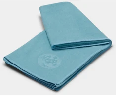 Jogos rankšluostis Manduka eQua® YOGA HAND TOWEL (Spalva: Mėlyna Lotus)