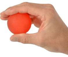 Kamuoliukas Moves Squeeze Ball 50 mm (Spalva: Raudona)