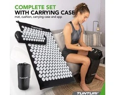 Kilimėlis TUNTURI ACUPRESSURE MAT AND PILLOW Juodas