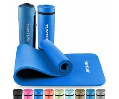Fitneso kilimėlis Tunturi Fitnessmat NBR 15 mm, tamsiai mėlynos spalvos