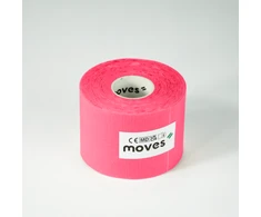 Kineziologinis teipas Moves Kinesiology Tape 5 cm x 5 m (Spalva: Rožinė)