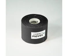 Kineziologinis teipas Moves Kinesiology Tape 5 cm x 5 m (Spalva: Juoda)