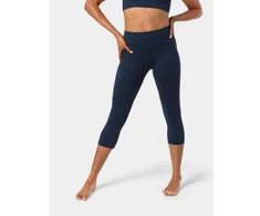 Manduka Dhara Capri Legging Midnight Heather (Dydis: XL)
