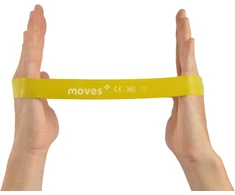Mankštos juosta MOVES Loops 30 x 2,5 cm (Spalva: Geltona)