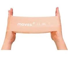 Mankštos juosta MOVES Wide Loop 30 x 7,5 cm (Spalva: Smėlio)