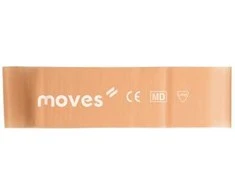 Mankštos juosta MOVES Wide Loop 30 x 7,5 cm (Spalva: Smėlio)