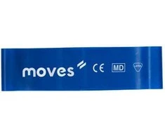 Mankštos juosta MOVES Wide Loop 30 x 7,5 cm (Spalva: Mėlyna)