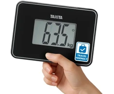 Mažiausios pasaulyje elektroninės svarstyklės TANITA HD-386, juodos