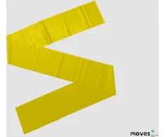 Neplyštanti elastinė juosta MOVES band 5,5 m (Spalva: Geltona)