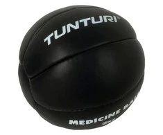 Odinis pasunkintas kamuolys TUNTURI 1-5kg, juodas (Svoris: 2kg)