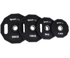 Olimpiniai CPU uretaniniai svarmenys Sportbay® CPU Weight Plates (Svoris: 15 kg)
