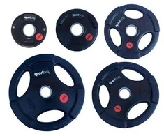 Olimpiniai gumuoti svarmenys Sportbay® (1.25-25kg) (Svoris: 2.5kg)