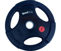 Olimpiniai gumuoti svarmenys Sportbay® (1.25-25kg) (Svoris: 15 kg)