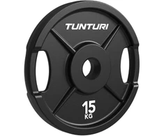 Olimpiniai ketaus svarmenys TUNTURI Platinum 2,5–25 kg (Svoris: 15 kg)