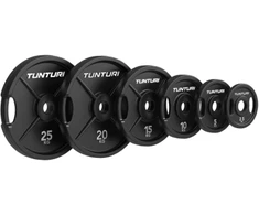Olimpiniai ketaus svarmenys TUNTURI Platinum 2,5–25 kg (Svoris: 2 x 2.5kg)