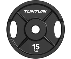 Olimpiniai ketaus svarmenys TUNTURI Platinum 2,5–25 kg (Svoris: 15 kg)