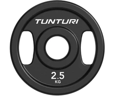 Olimpiniai ketaus svarmenys TUNTURI Platinum 2,5–25 kg (Svoris: 2 x 2.5kg)