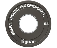 Olimpiniai svarmenys Tiguar Rubber Fractional Plates 0,5–2,5kg (Svoris: 0.5kg)