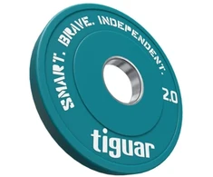 Olimpiniai svarmenys Tiguar Rubber Fractional Plates 0,5–2,5kg (Svoris: 2kg)