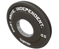 Olimpiniai svarmenys Tiguar Rubber Fractional Plates 0,5–2,5kg (Svoris: 0.5kg)