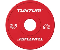 Olimpiniai svarmenys TUNTURI Platinum Fractional Plates 0,5–2,5kg (Svoris: 2 x 2.5kg)