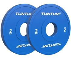 Olimpiniai svarmenys TUNTURI Platinum Fractional Plates 0,5–2,5kg (Svoris: 2 x 2kg)
